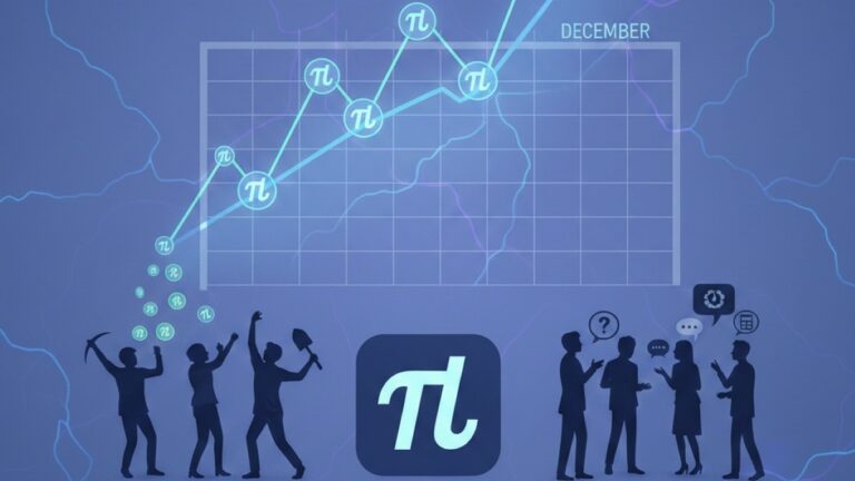 Pi Network’s mining rate jumps in December as miners pause activity and mainnet nodes surge, signaling evolving community dynamics.
