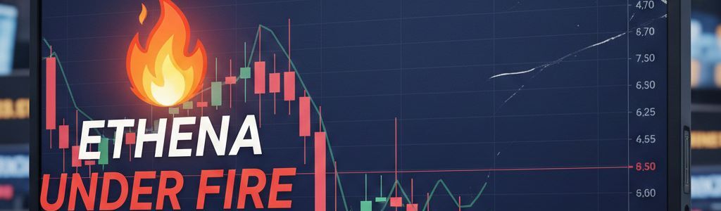 ENA trades at $0.2397, testing multi-month support amid heightened volatility and bearish sentiment.