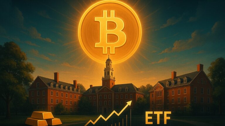 Harvard raises its Bitcoin exposure to $443 M and increases gold ETFs — a bold bet as institutional appetite for crypto grows.