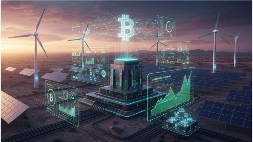 Sustainable Bitcoin Mining AI Renewable-