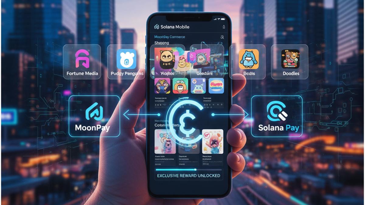 MoonPay app Solana Seeker-