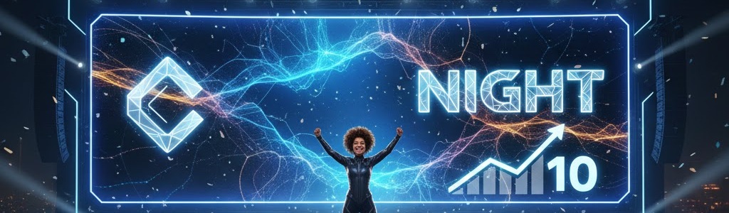 NIGHT vaulted into the top 10 by 24-hour trading volume, and Hoskinson called the launch an “incredible success” as attention shifted.