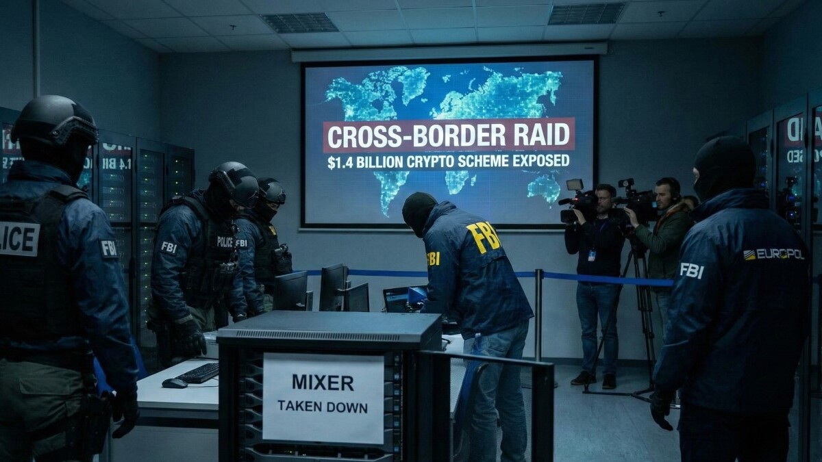 Cross-Border Raid Exposes $1.4B Crypto Laundering Scheme as Mixer Is Taken Down