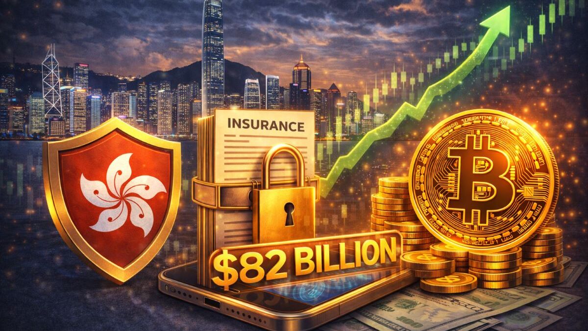 Hong Kong draft rules would let insurers buy crypto and regulated stablecoins, potentially tapping an $82B premium market for digital assets.