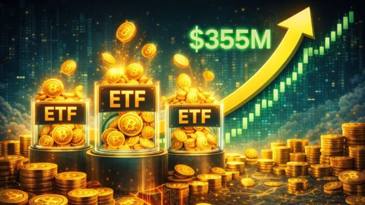 Spot Bitcoin ETFs Break Outflow Streak, Attract $355M Amid Liquidity Boost