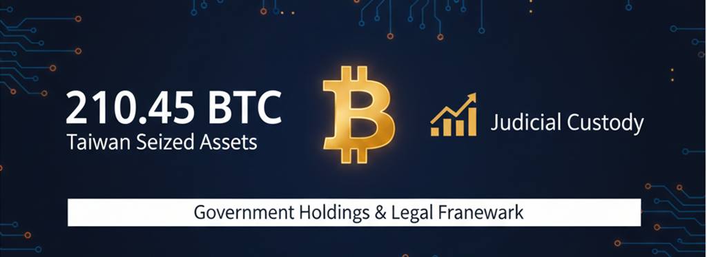 Taiwan - 210 Bitcoin assets seized