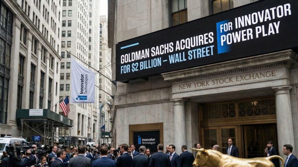 Goldman Sachs confirmed today that it has agreed to acquire Innovator for $2 billion, according to a filing shared on X.