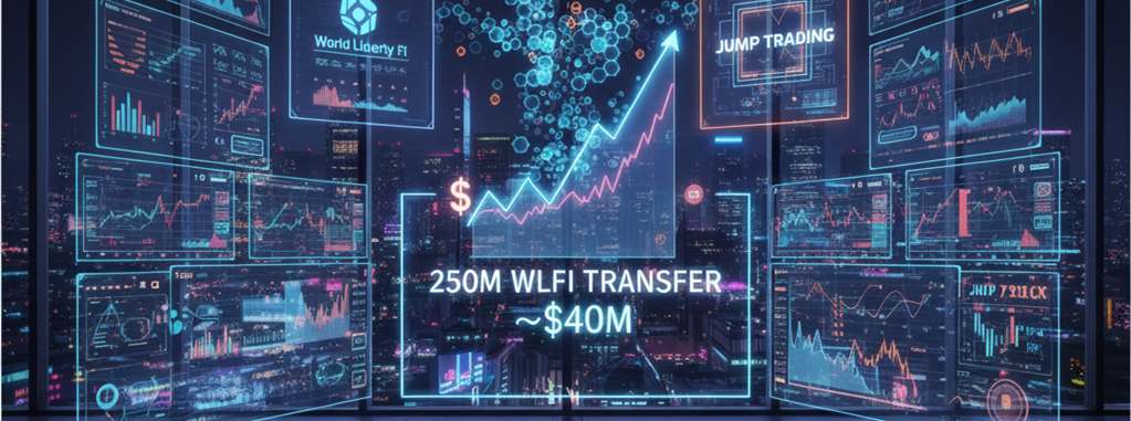 World Liberty Fi transfers 250 million from WLFI to Jump Trading-