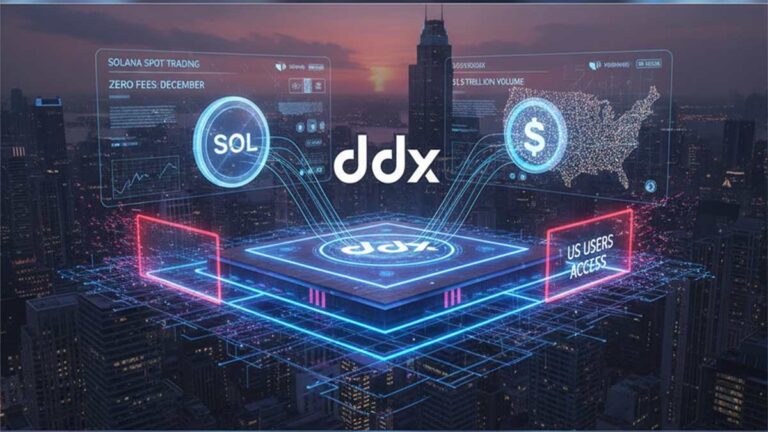 dYdX trading spot Solana EEUU-