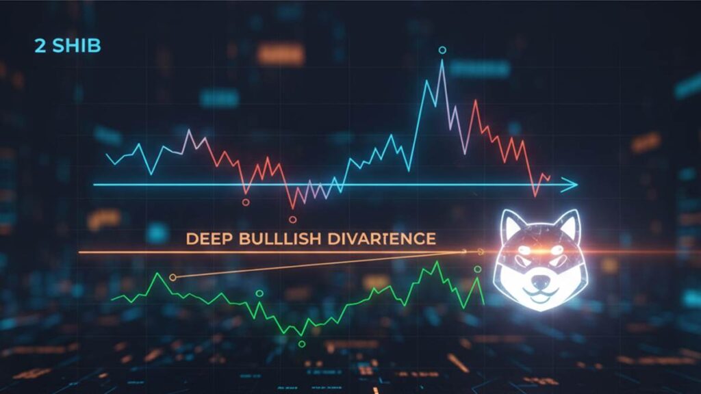 bullish divergence of Shiba Inu-