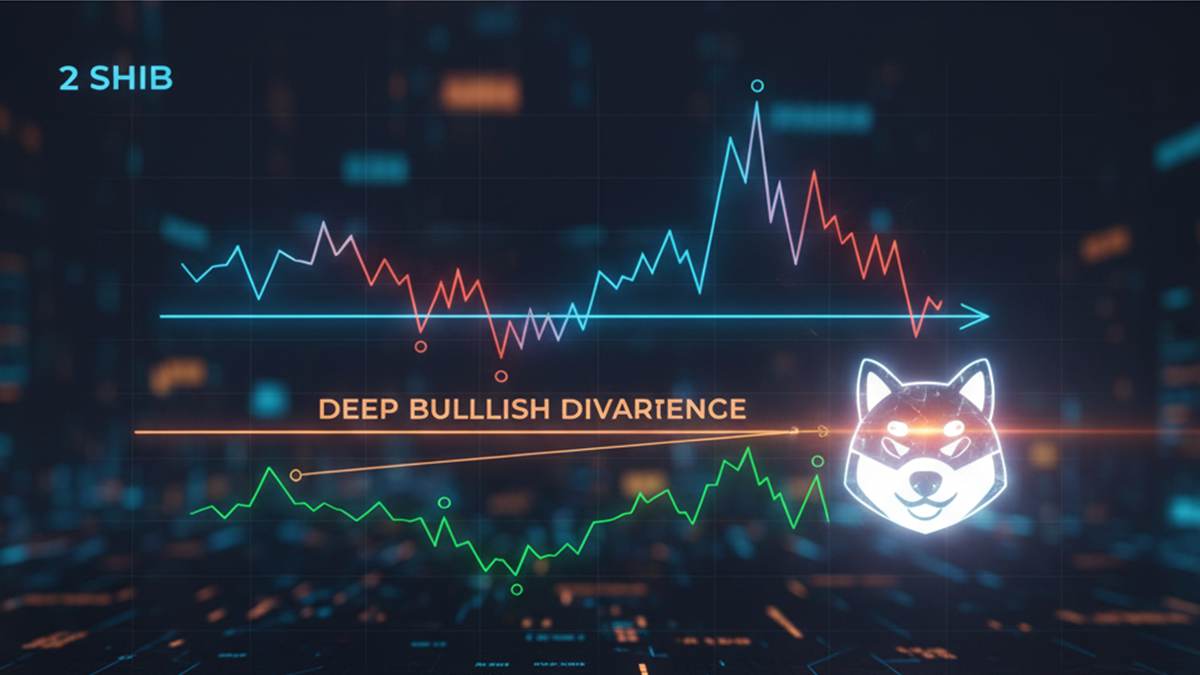 bullish divergence of Shiba Inu-