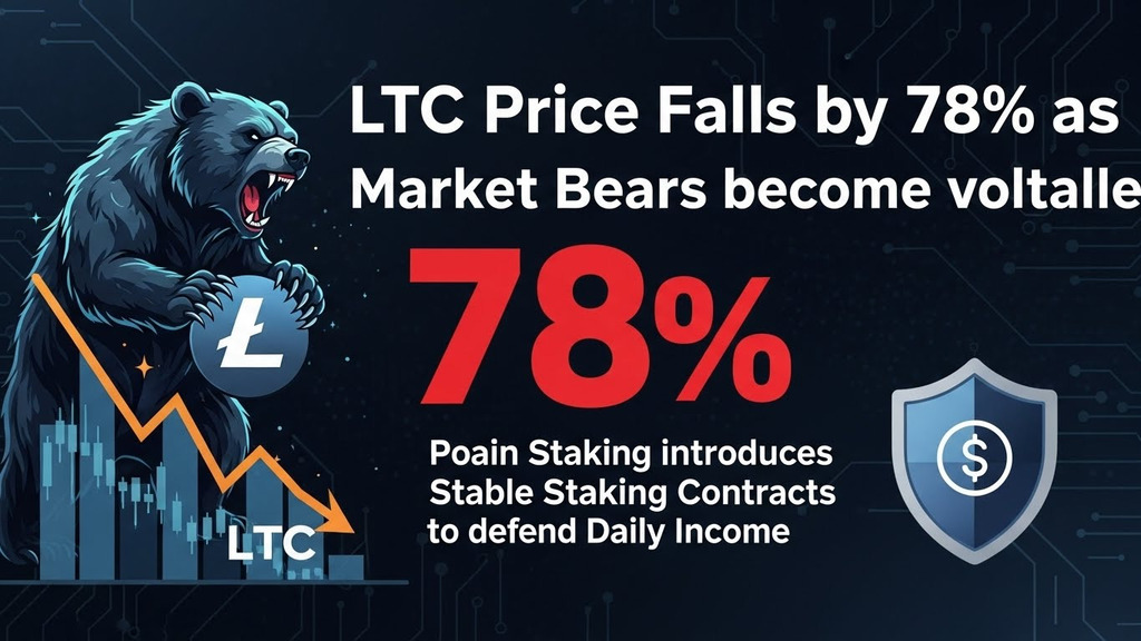 Litecoin Decline and Poain BlockEnergy Inc. Describes Stable-Value Staking Model