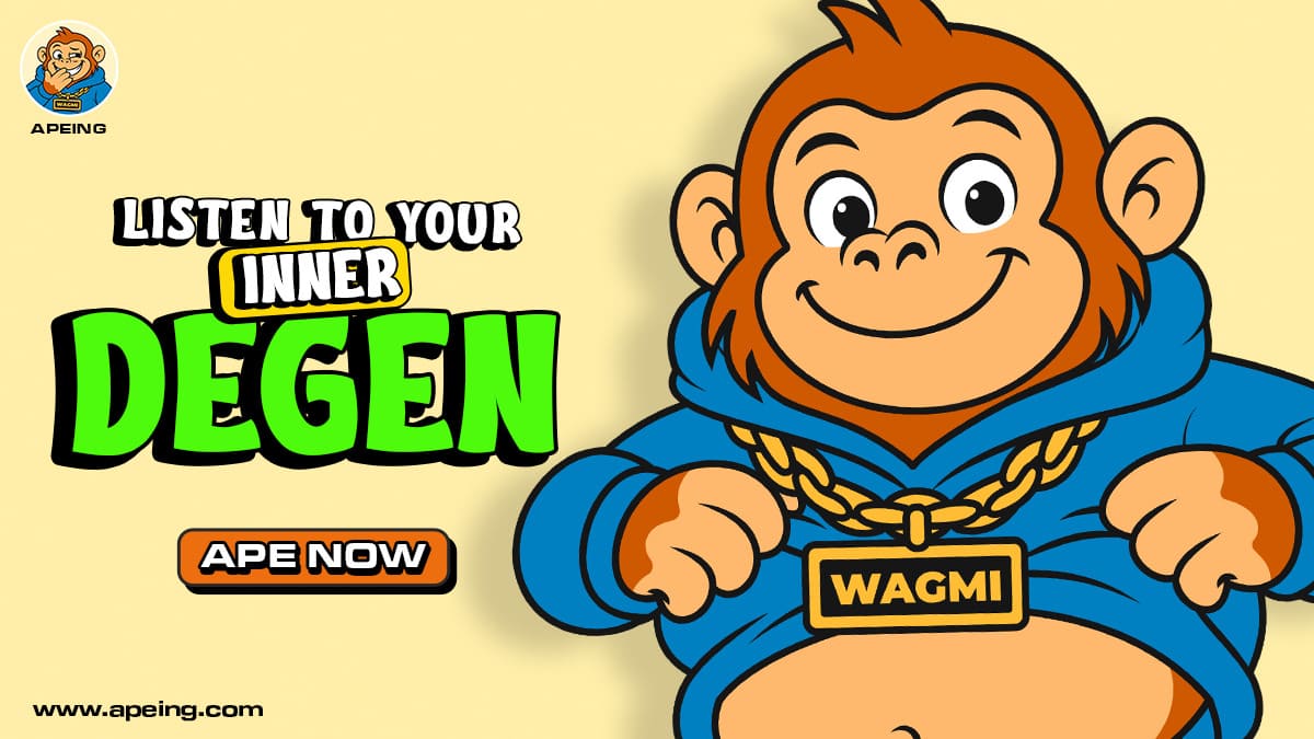 Best 100x Crypto: Is Apeing Set to Outperform Bitcoin Cash and Stellar as December’s Top Meme Coin Whitelist Pick?