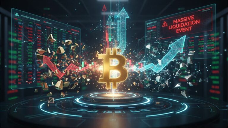 massive Bitcoin liquidations-