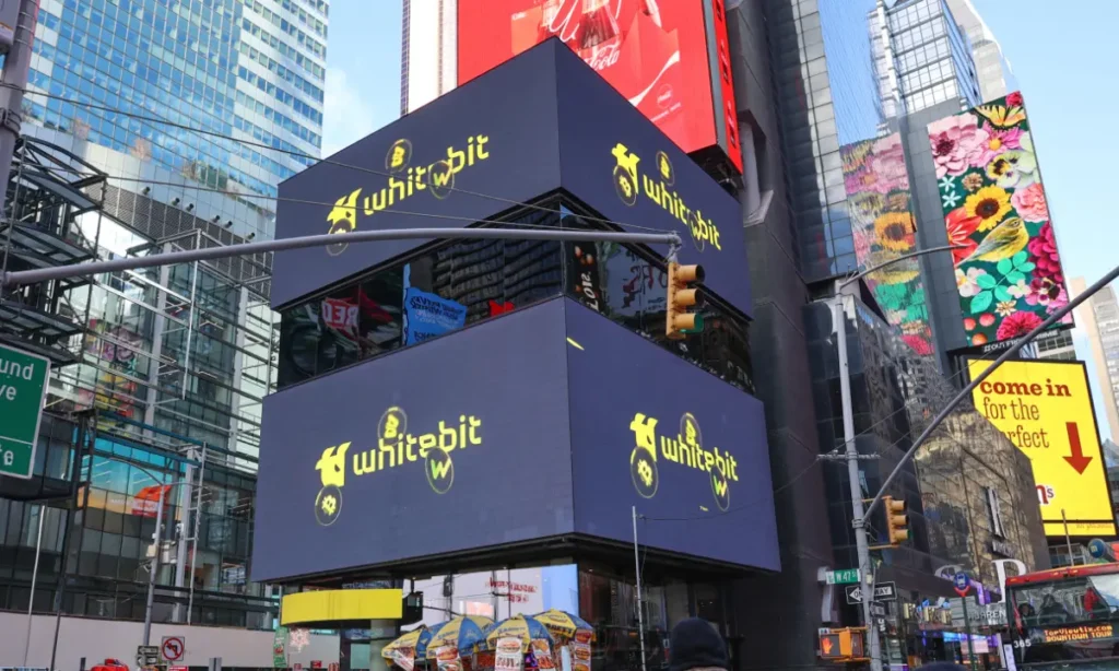 WhiteBIT Expands to U.S. Market With High‑Profile Times Square Rollout
