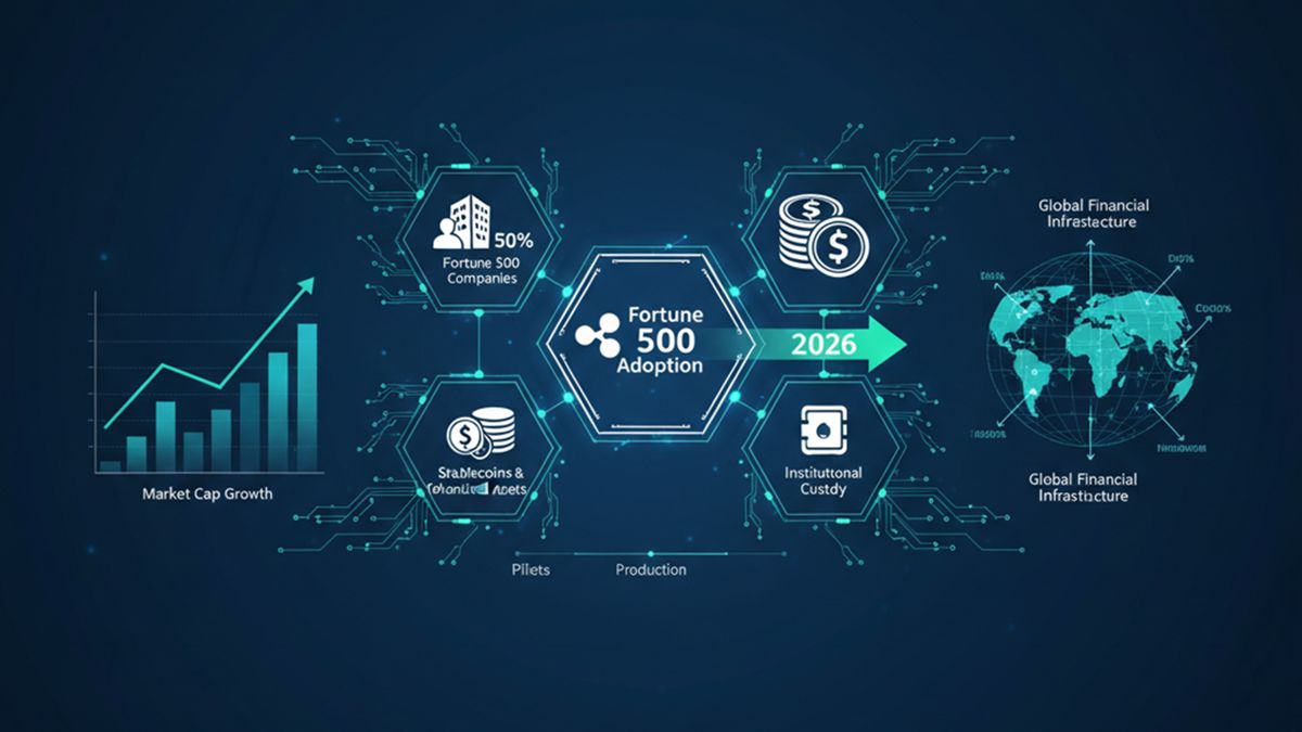 Ripple President Predicts 50% of Fortune 500 Will Jump Into Crypto in 2026