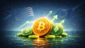 BTC steadies near $90K after US-EU Greenland tariff swings as Canton jumps 10% and majors turn green.