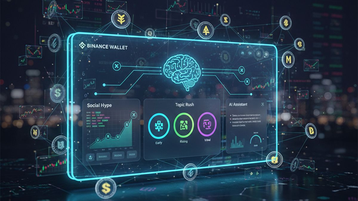 Binance Wallet Launches AI Tools to Track On-Chain Hype and Crypto Narratives