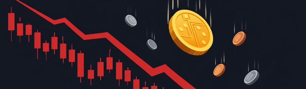 Crypto market cap slid below $3.1T, erasing $250B since Monday