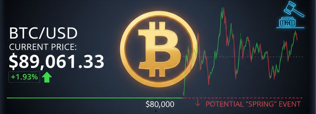 Could Bitcoin Find a Sub-$80K Bottom This Week? Wyckoff Signals Suggest