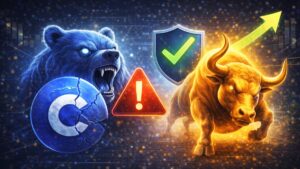 Citron hits Coinbase over the CLARITY Act draft and backs Securitize’s SPAC path as the Senate delays markup and markets react.