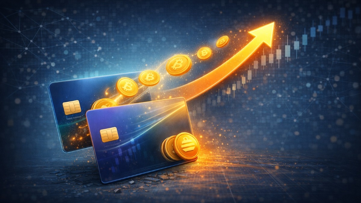 Daily Transactions on Crypto Payment Cards Jump 2,100% in Just 13 Months