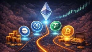 Ethereum hit $8T stablecoin transfers in Q4 2025 as supply and activity climbed, while it maintained leadership in RWA tokenization.