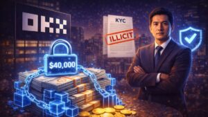 OKX faces scrutiny after claims it froze 40,000 U, citing KYC rules and account ownership disputes following a public X exchange.