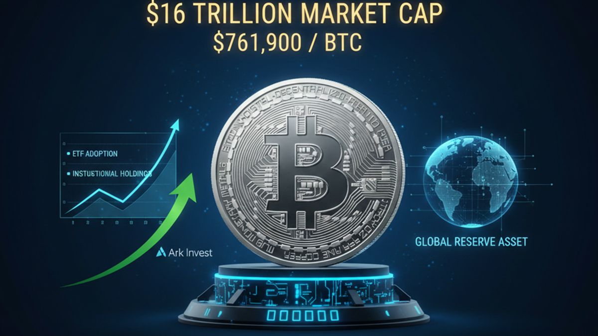 Ark Invest’s Cathie Wood Sees Bitcoin Market Cap Reaching $16 Trillion by 2030