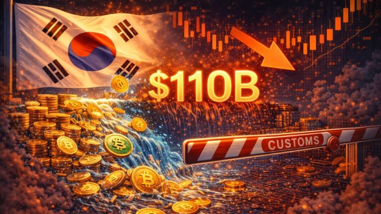 160T won ($110B) left Koreaās exchanges in 2025 as DABA stalled and spot-only rules pushed traders to offshore derivatives.