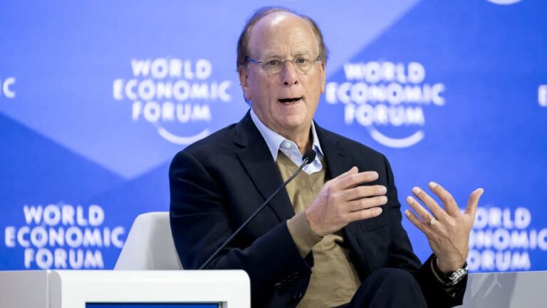 At Davos, Crypto Moves From Hype to Infrastructure ā Fink Lays Out the Real Argument