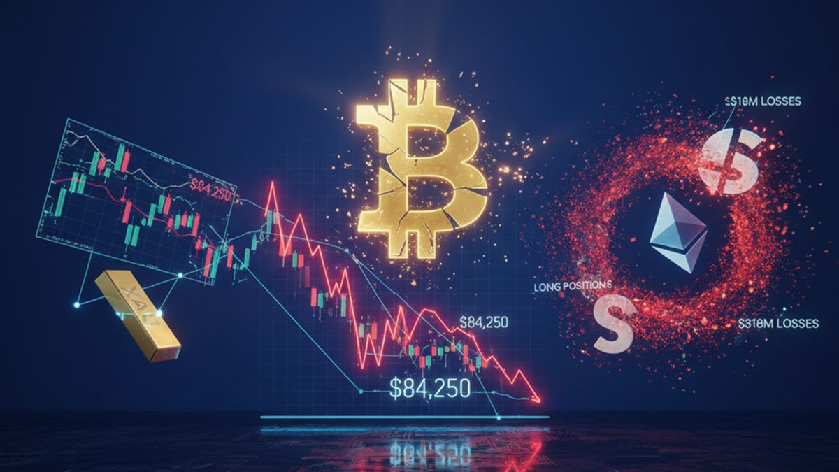 Bitcoin Plunges, Triggering $800M in Crypto Liquidations