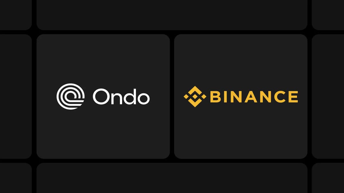 Ondo Finance Launches Tokenized U.S. Stocks and ETFs on Binance