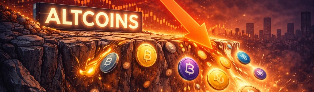 Altcoins posted a cumulative negative $209B buy-sell balance over 13 months, marking the most intense five-year sell pressure on venues.