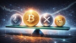 Bitcoin ranges near $67K amid $181.69M liquidations and ETF outflows; traders watch $67,581 trigger, ETH fragility, and key levels for SOL, XRP, DOGE.