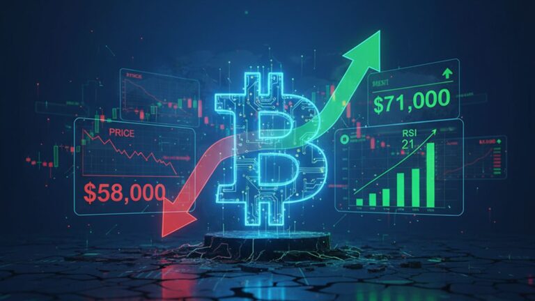 Bitcoin rebounds to 71K-