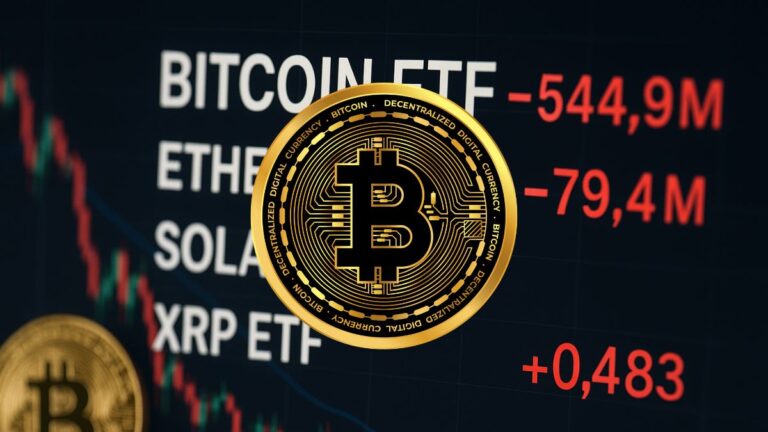 Spot Bitcoin ETFs Face $545M Outflows; Broader Crypto ETF Flows Remain Mixed