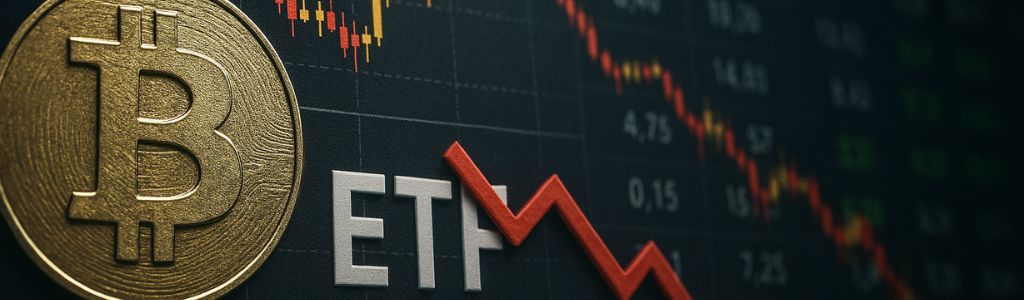 ETF Pressure Builds as Bitcoin Trades Below Cost Basis