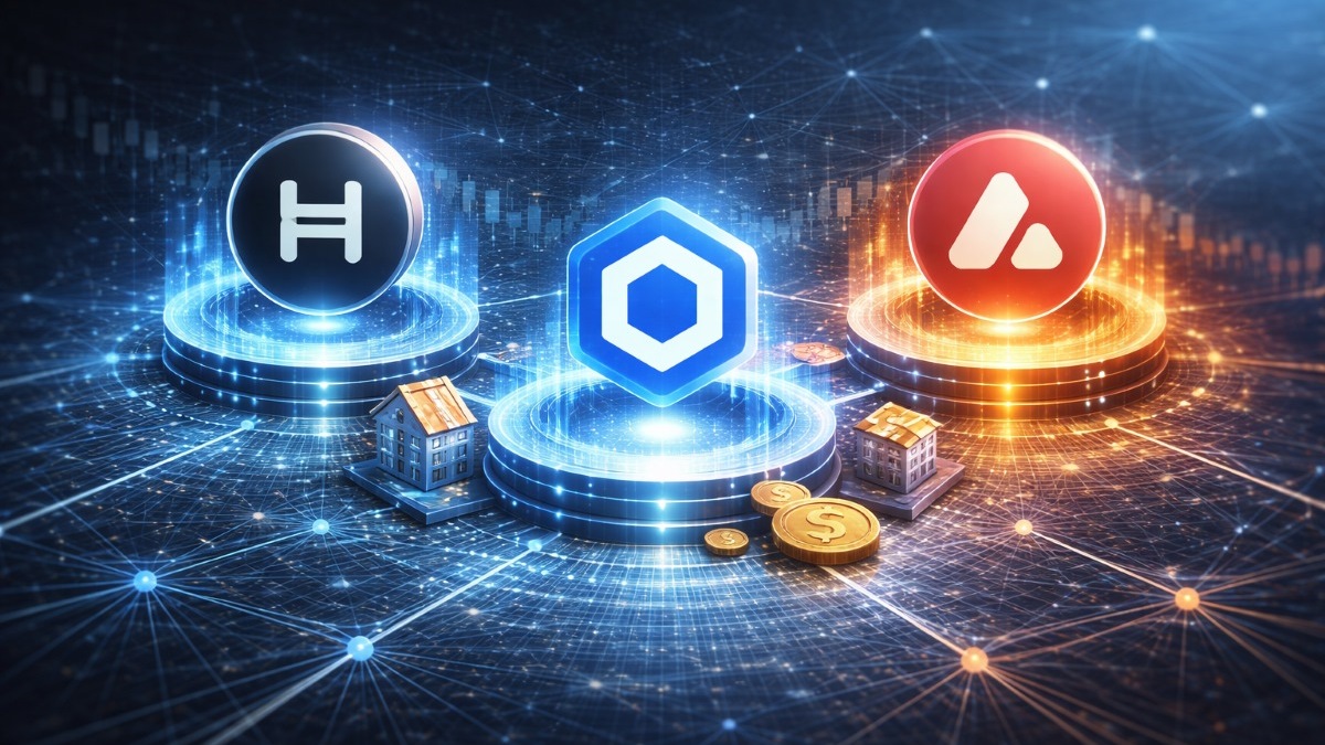 Santimentās GitHub data shows RWA dev clustering around Hedera, Chainlink, Avalanche and Stellar, signaling focused infrastructure buildout.