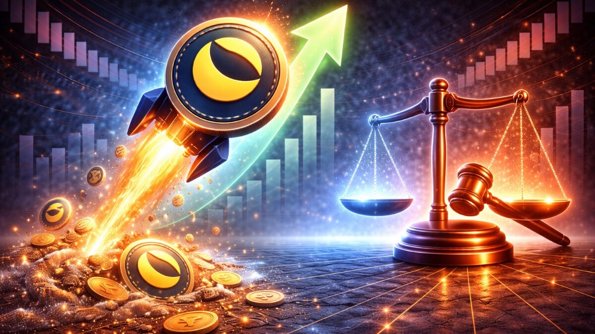 LUNC surged about 24% as token burns and Jane Street legal headlines revived Terra debates, while volume spiked 466% amid a flat market.