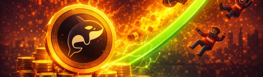 ORCA rallied more than 62% to a one-month high above $1.62 as a short squeeze liquidated about $1.83M in shorts.