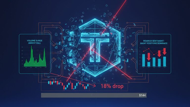 TAO price and support of $144