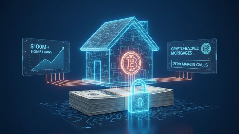 Mortgage loans with cryptocurrencies-