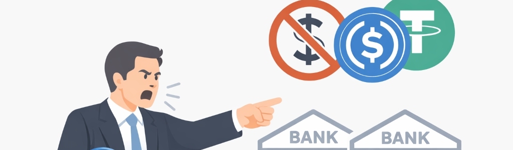 Deaton criticized U.S. banks during White House CLARITY Act talks as stablecoin yield restrictions became a flashpoint for now.