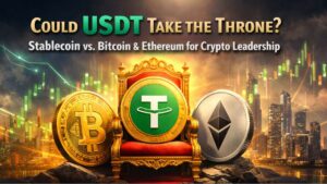 Could USDT Take the Throne? Stablecoin vs. Bitcoin and Ethereum for Crypto Leadership