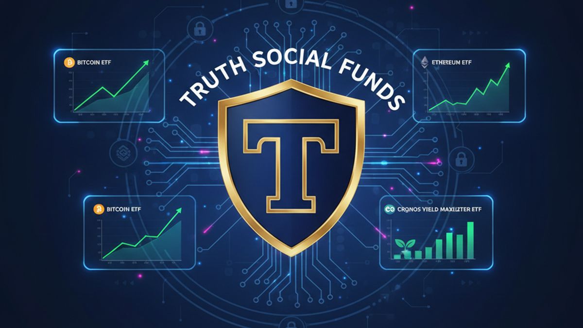 Trump Media Plans Truth Social-Branded Bitcoin, Ethereum, and Cronos ETFs