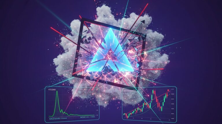 AVAX volume and breakup signals-