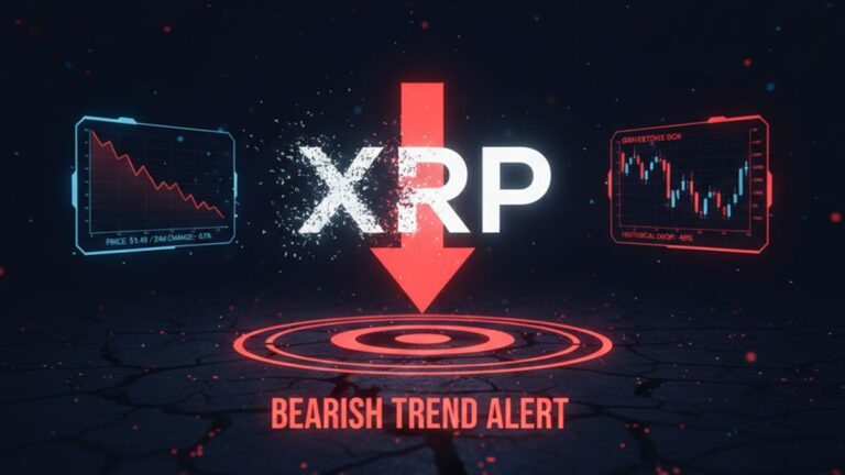 XRP in a downtrend-