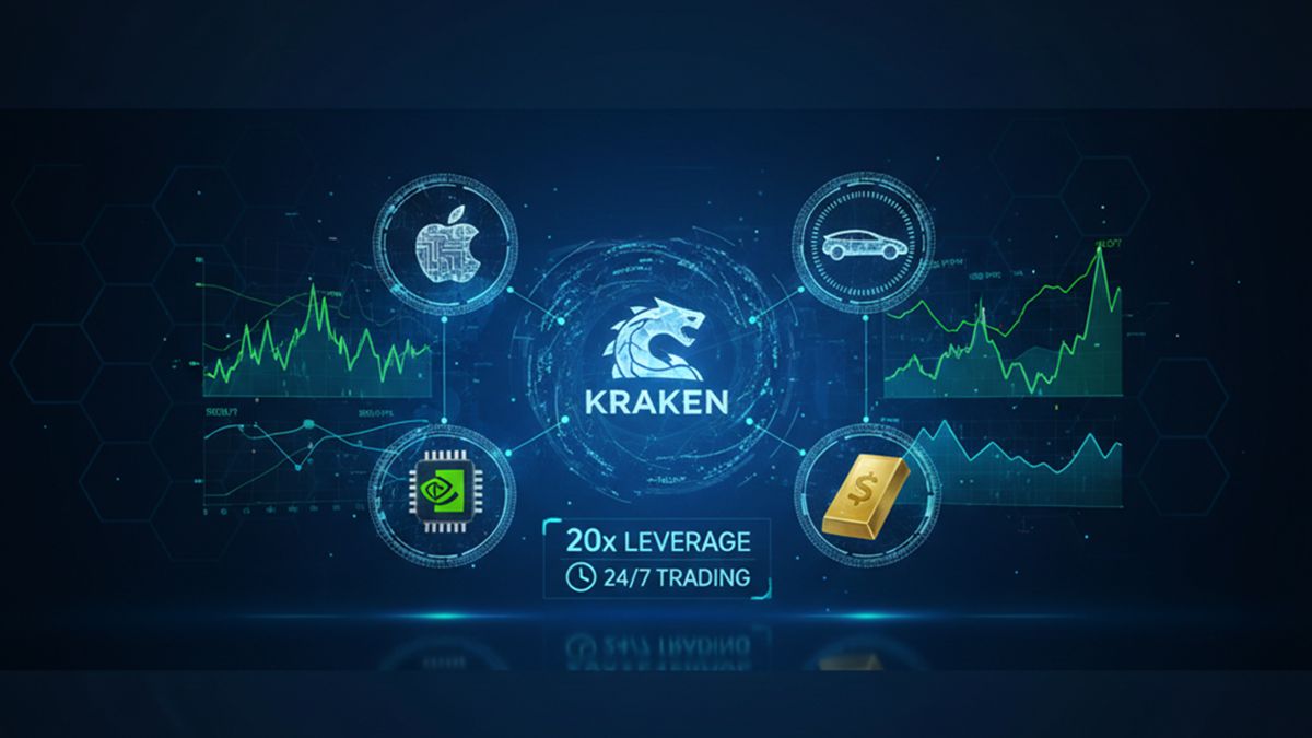 Kraken Perpetuals Bring Tokenized U.S. Stocks Into 24/7, High‑Leverage Trading