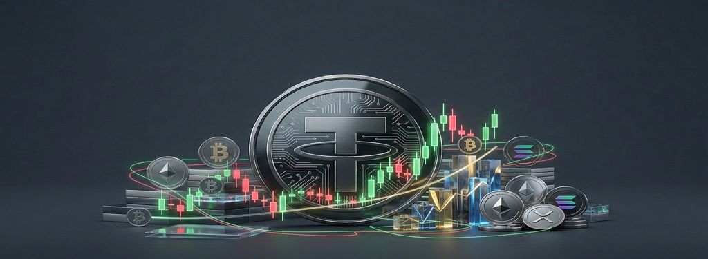 valuation of Tether in the secondary market-